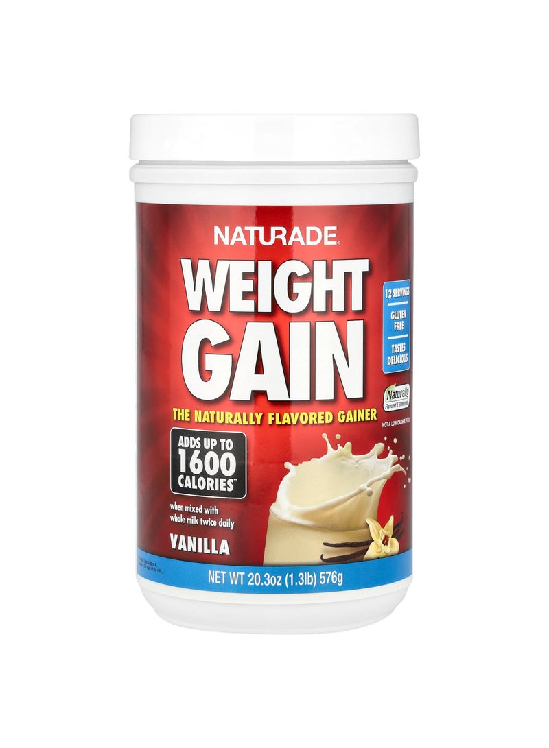 Weight Gain, Vanilla, 1.3 lb (576 g)